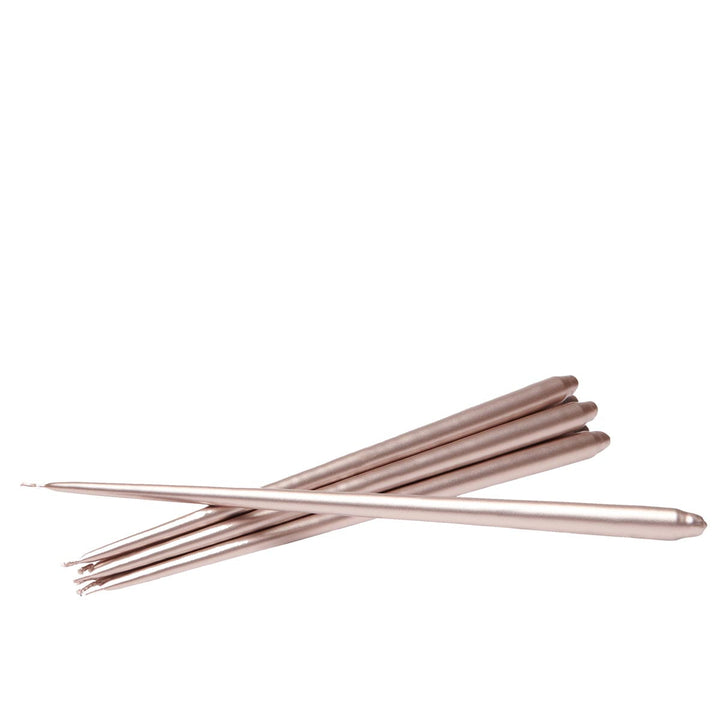 STOFF Nagel Kerzen 6er-Set Champagner