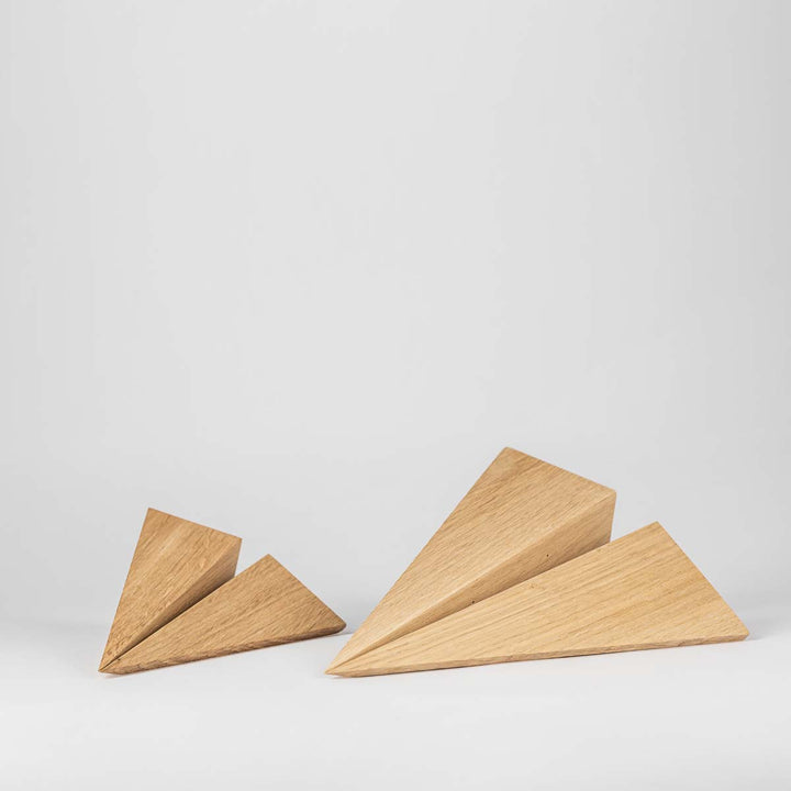 Boyhood Dekofigur Papierflieger Holz Eiche