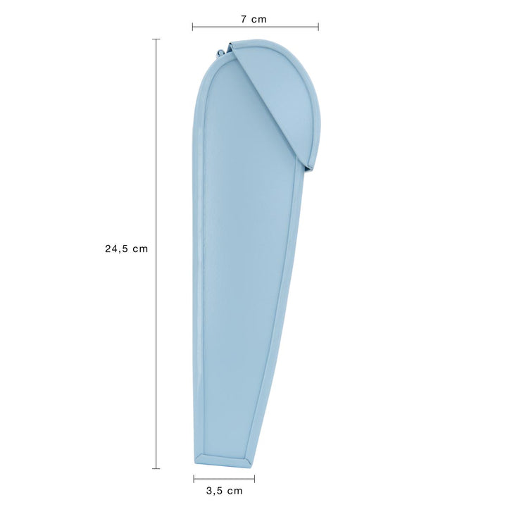 Bruka Design Kinder Briefkasten Mini Hellblau Matt | 25 cm