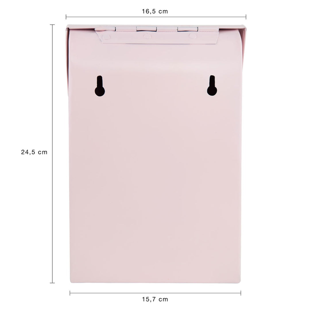 Bruka Design Kinder Briefkasten Mini Rosa Matt | 25 cm