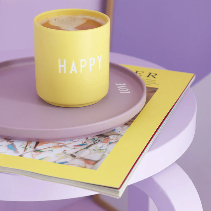 Design Letters Lieblingsbecher HAPPY - Gelb