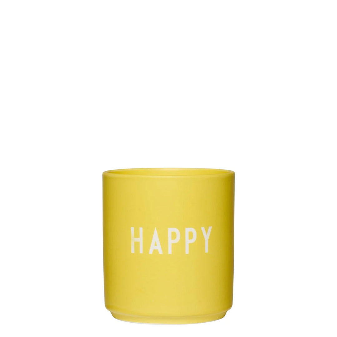 Design Letters Lieblingsbecher HAPPY - Gelb