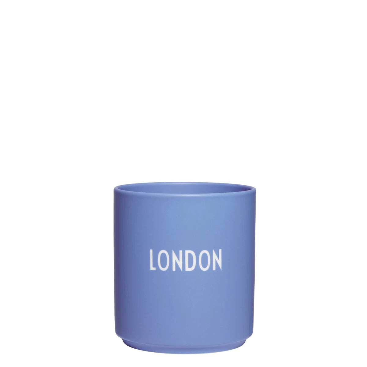 Design Letters Becher London blau