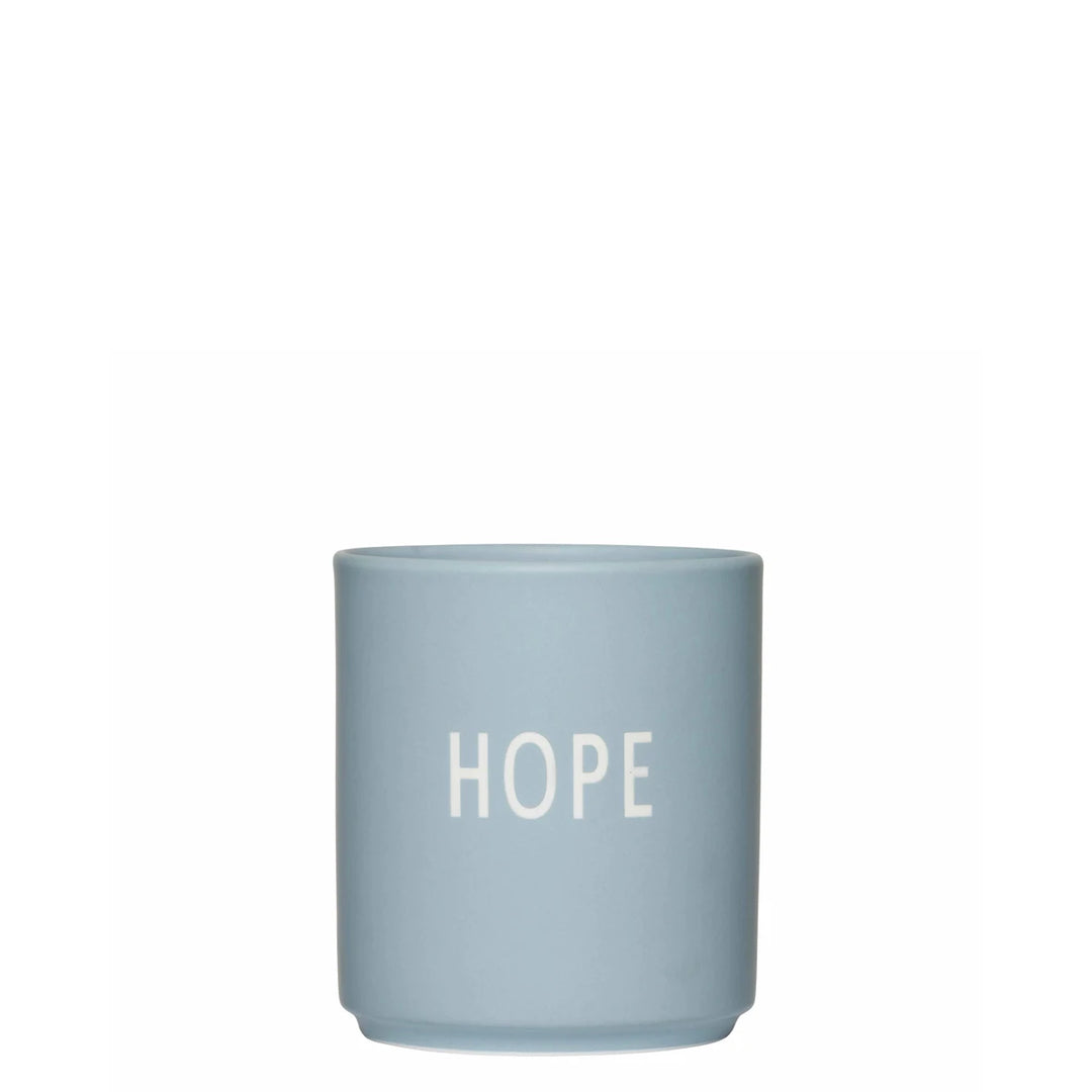 Design Letters Becher Hope hellblau Favourite Cup Lieblingsbecher