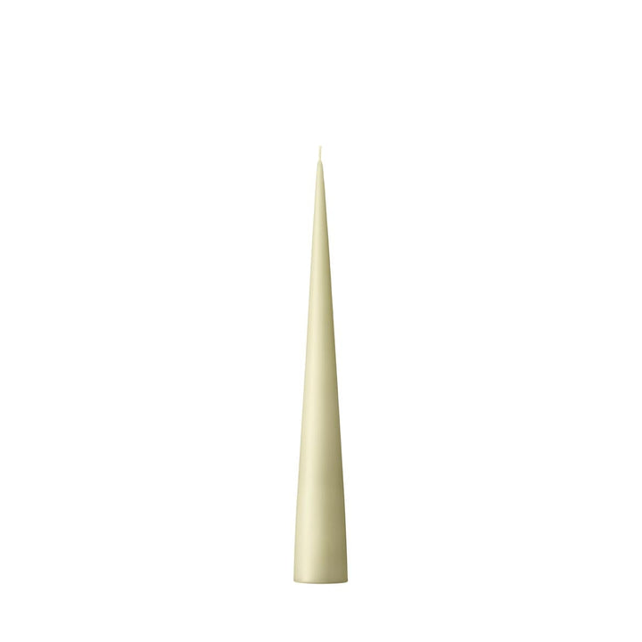 ester &amp; erik Kegelkerze Light Linden Green Nr. 61