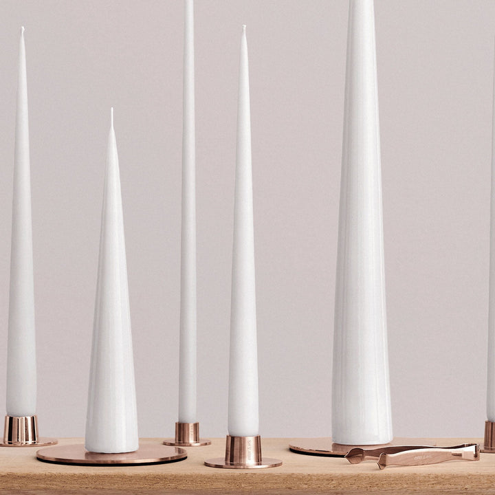 Ester &amp; Erik Kerzenhalter rosegold Medium glänzend