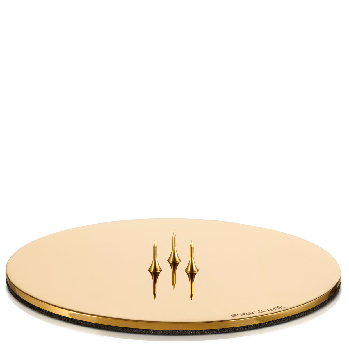 Ester&Erik Kerzenteller gold glänzend medium 12 cm