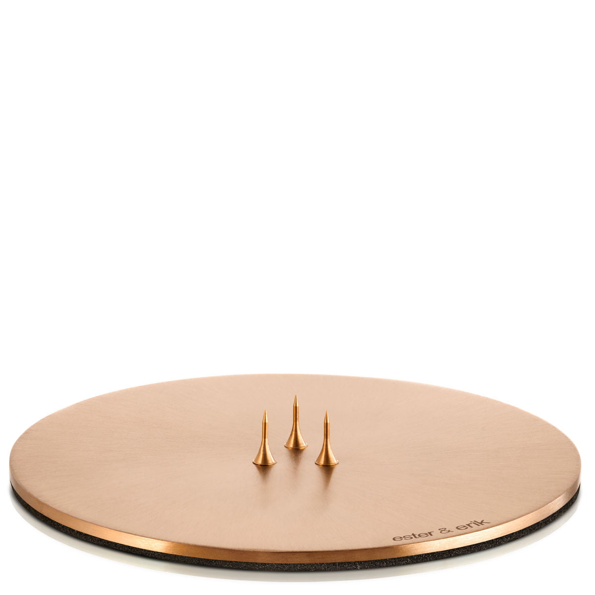 Ester & Erik Kerzenteller roségold matt medium 12 cm