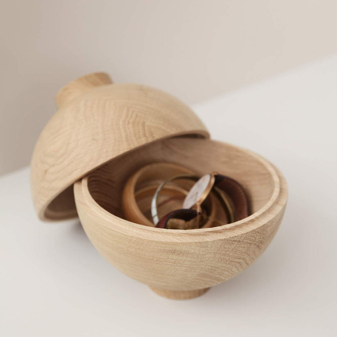 Kristina Dam Wooden Sphere Aufbewahrung Eiche Ø 12 cm