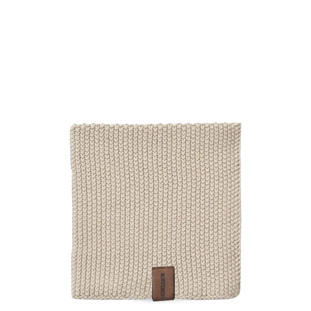 Humdakin Gestrickter Spüllappen beige light stone