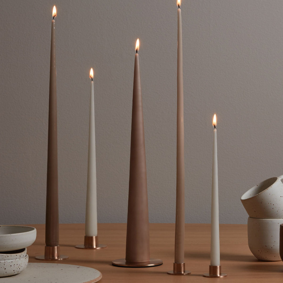Kerzenplatte Ester &amp; Erik rosegold matt klein