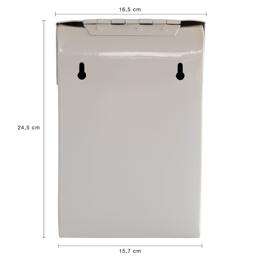 Kinderbriefkasten Metall beige