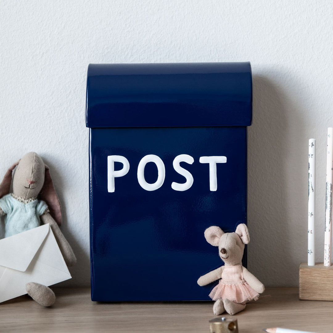 Kinderbriefkasten dunkelblau
