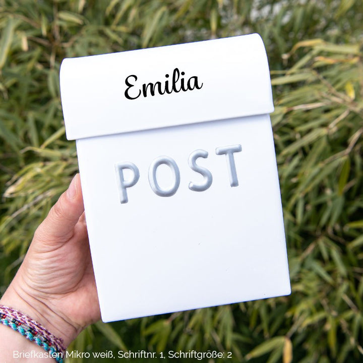 Mini Briefkasten mit Name