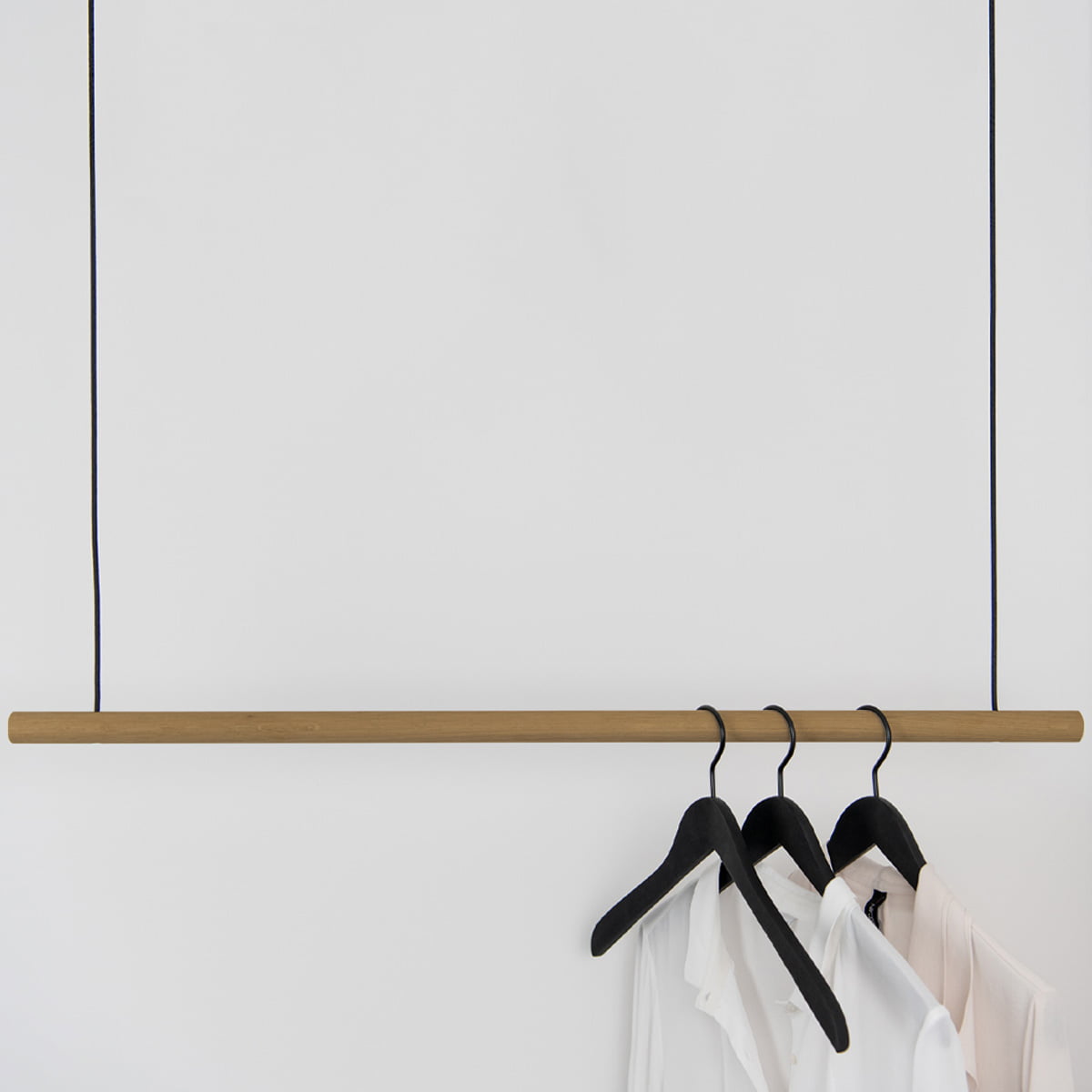 Kleiderstange Eiche geölt minimalistisch
