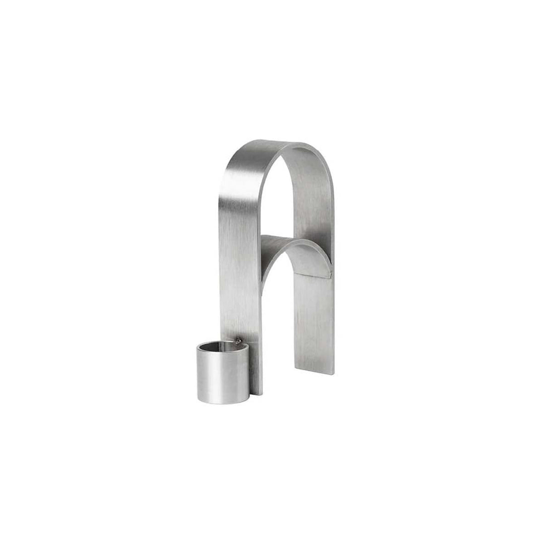 Kristina Dam Arch Vol. 3 Kerzenhalter Stahl (silber)