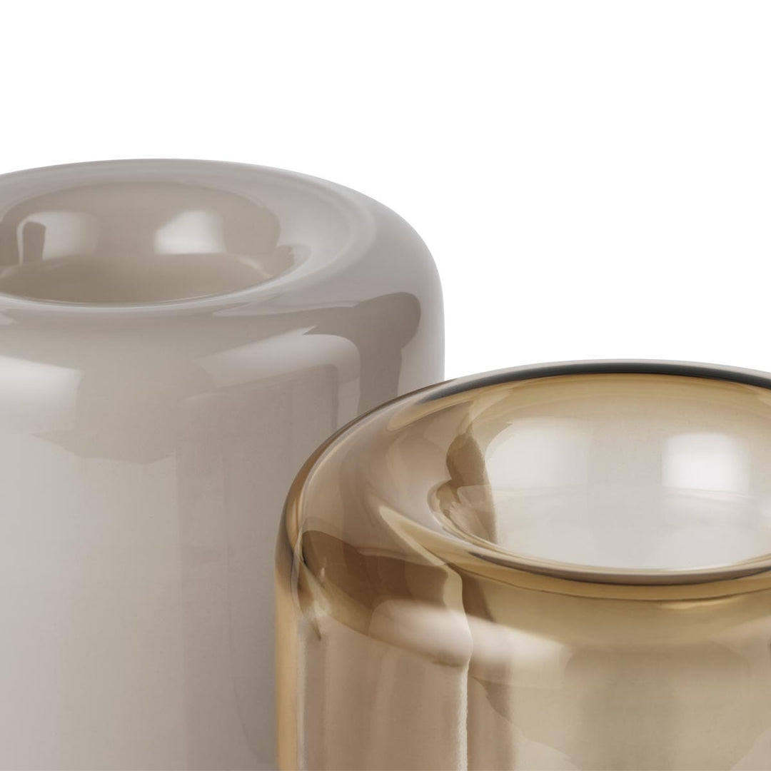 Kristina Dam Vase Opal Beige Large | groß 20 cm