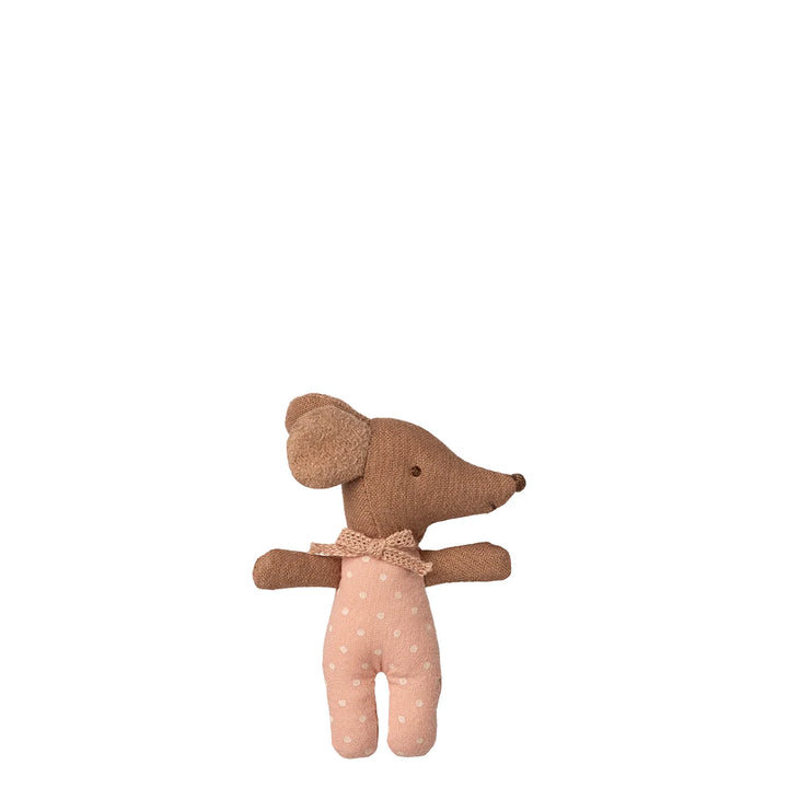 Maileg Babymaus schläfrig in Streichholzschachtel - Rose