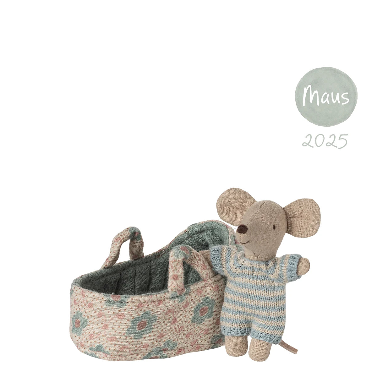 Maileg Babymaus Tragetasche blau 17-5003-00