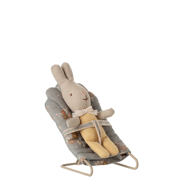Maileg Babywippe My blau Maus Hase 11-5407-01