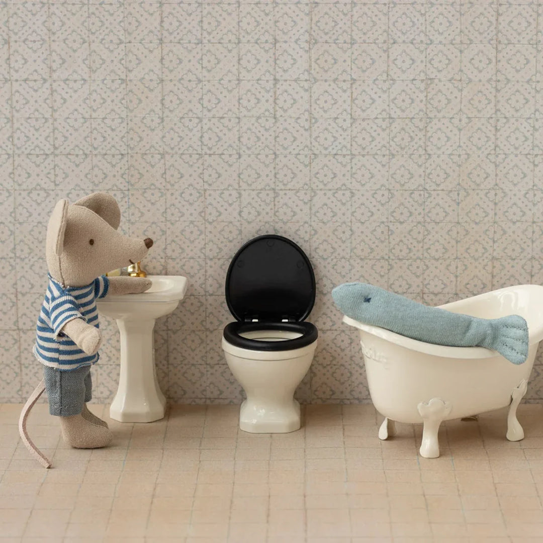 Maileg Toilette Maus - Creme