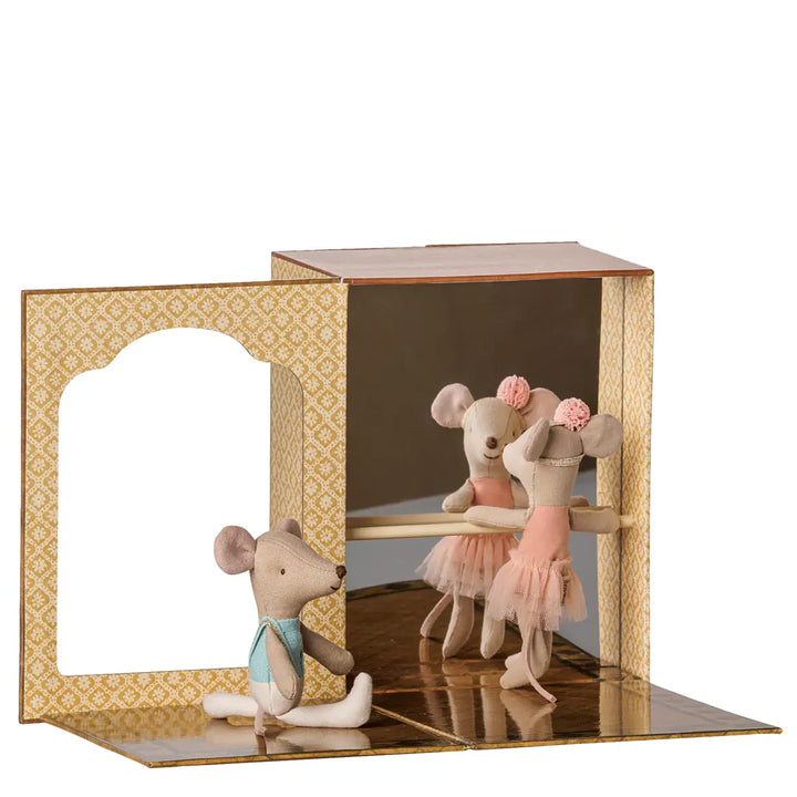 Maileg Ballettstudio Tanzstudio Mäuse Kleine Schwester kleiner Bruder 2026 17-6105-00