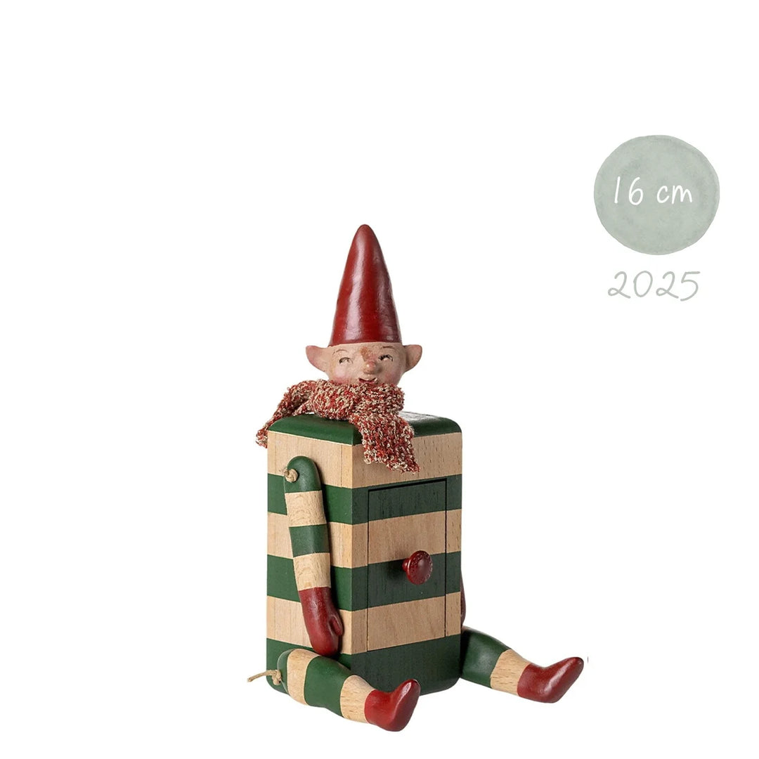Maileg Elf Wichtel Schublade Weihnachtsdekoration