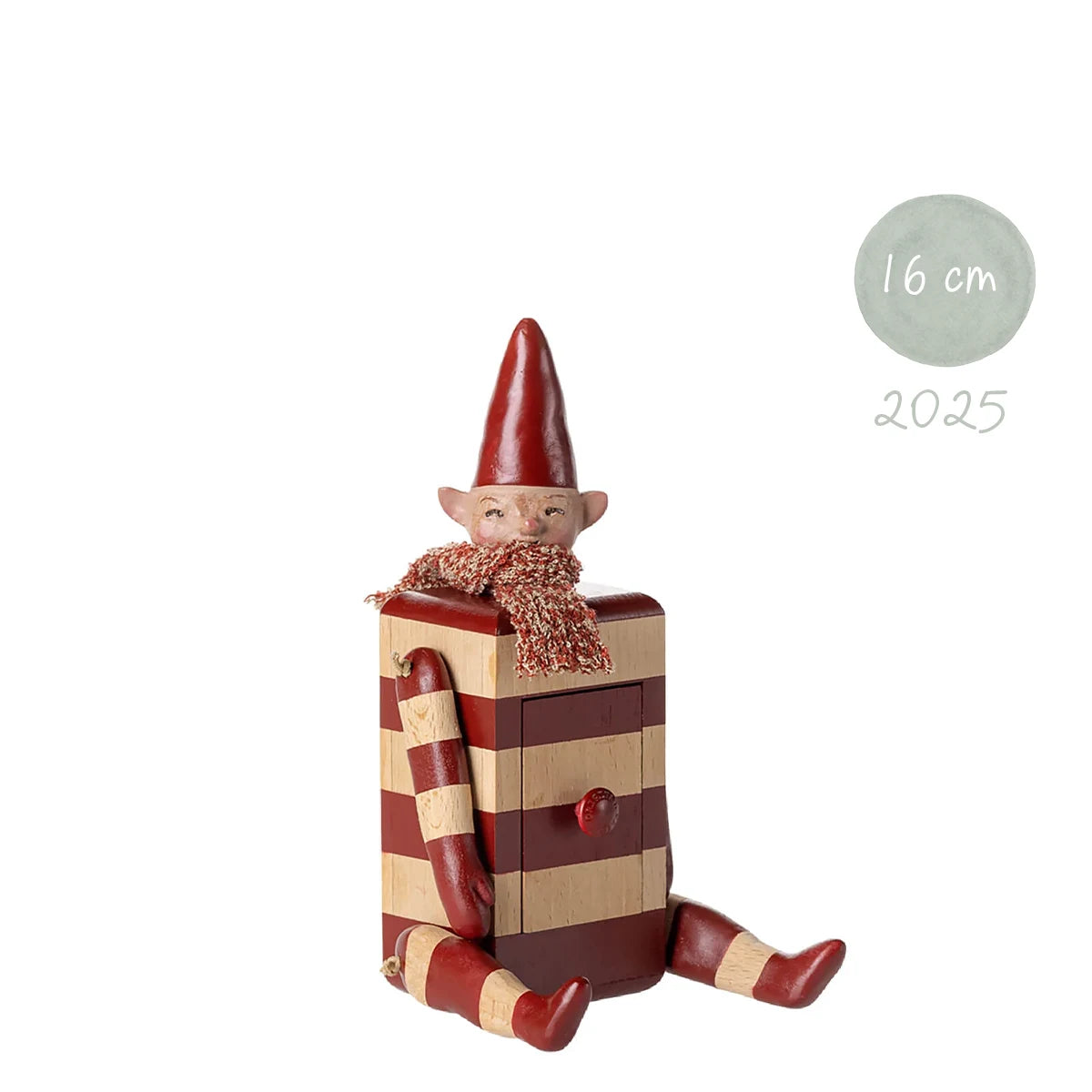 Maileg Elf Wichtel Schublade rot