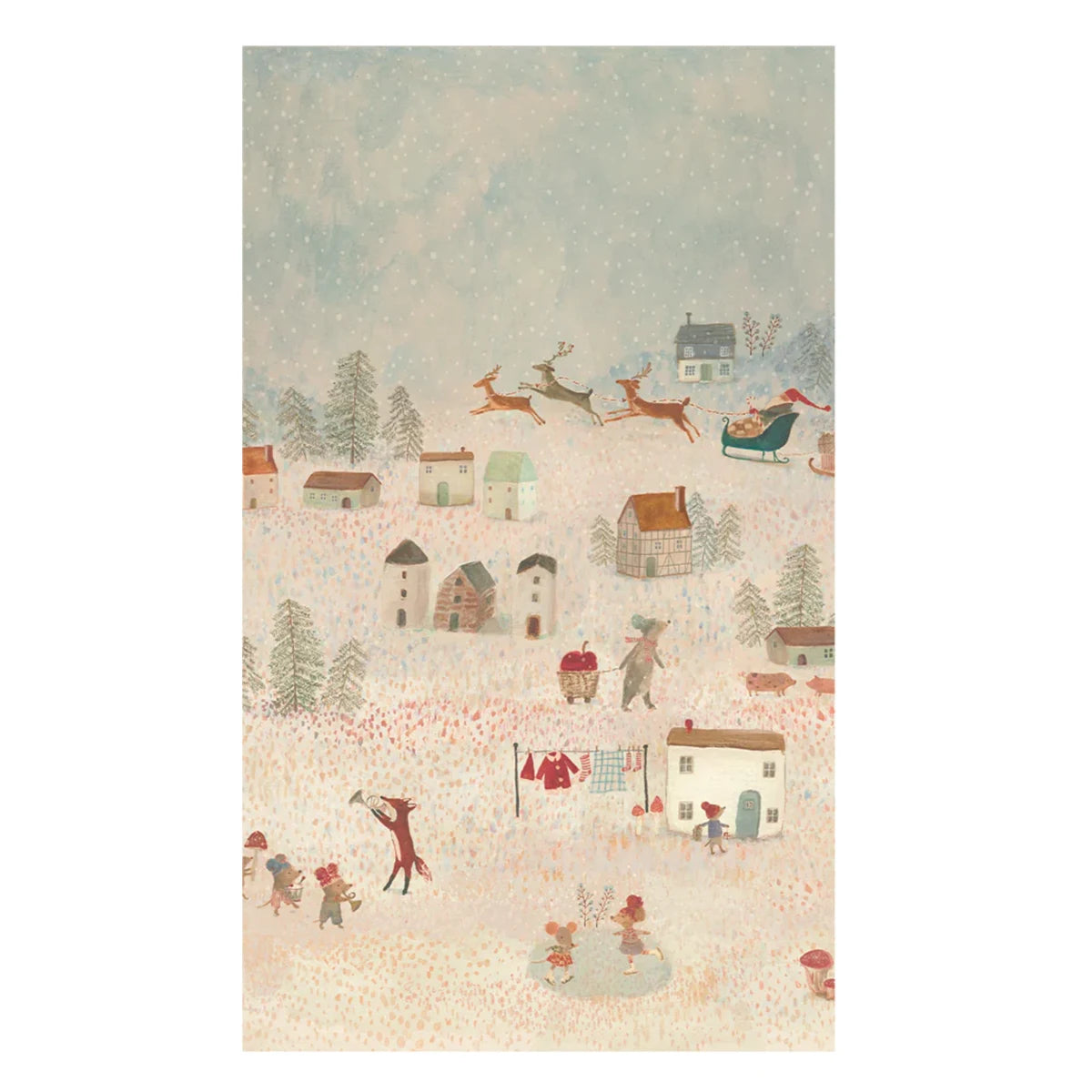 Maileg Geschenkpapier Santa is coming 14-5300-00