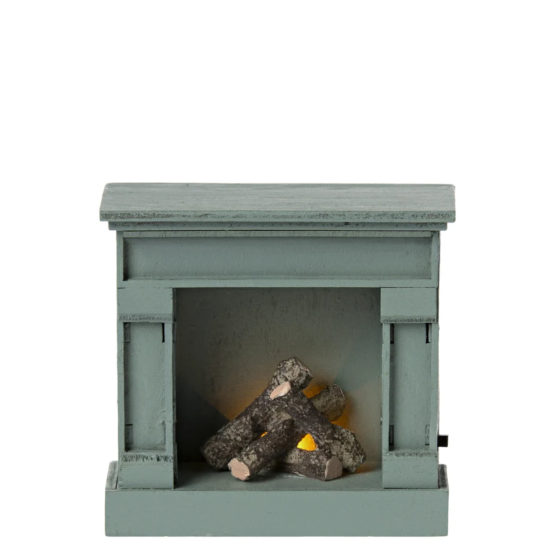 Maileg Kamin Maus Mäuse blau 11-4007-00
