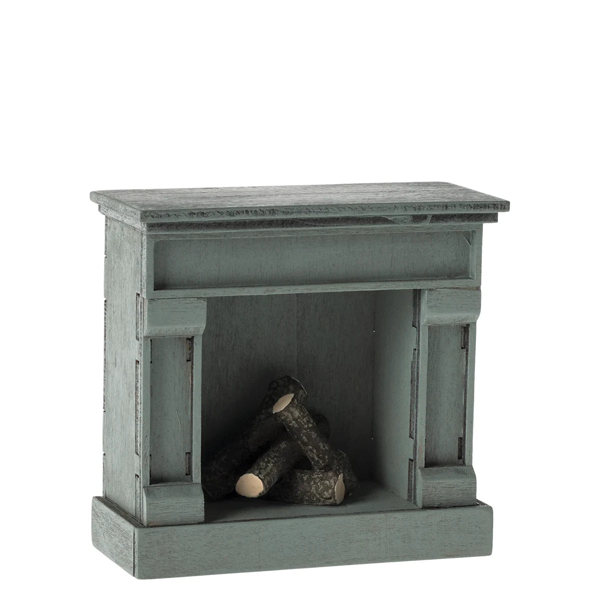 Maileg Kamin Maus blau 11-4007-00