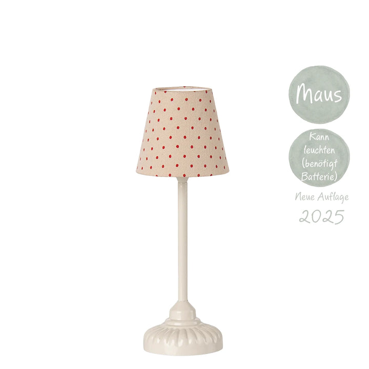 Maileg Stehleuchte Maus Sand rote Punkte 11-5140-00