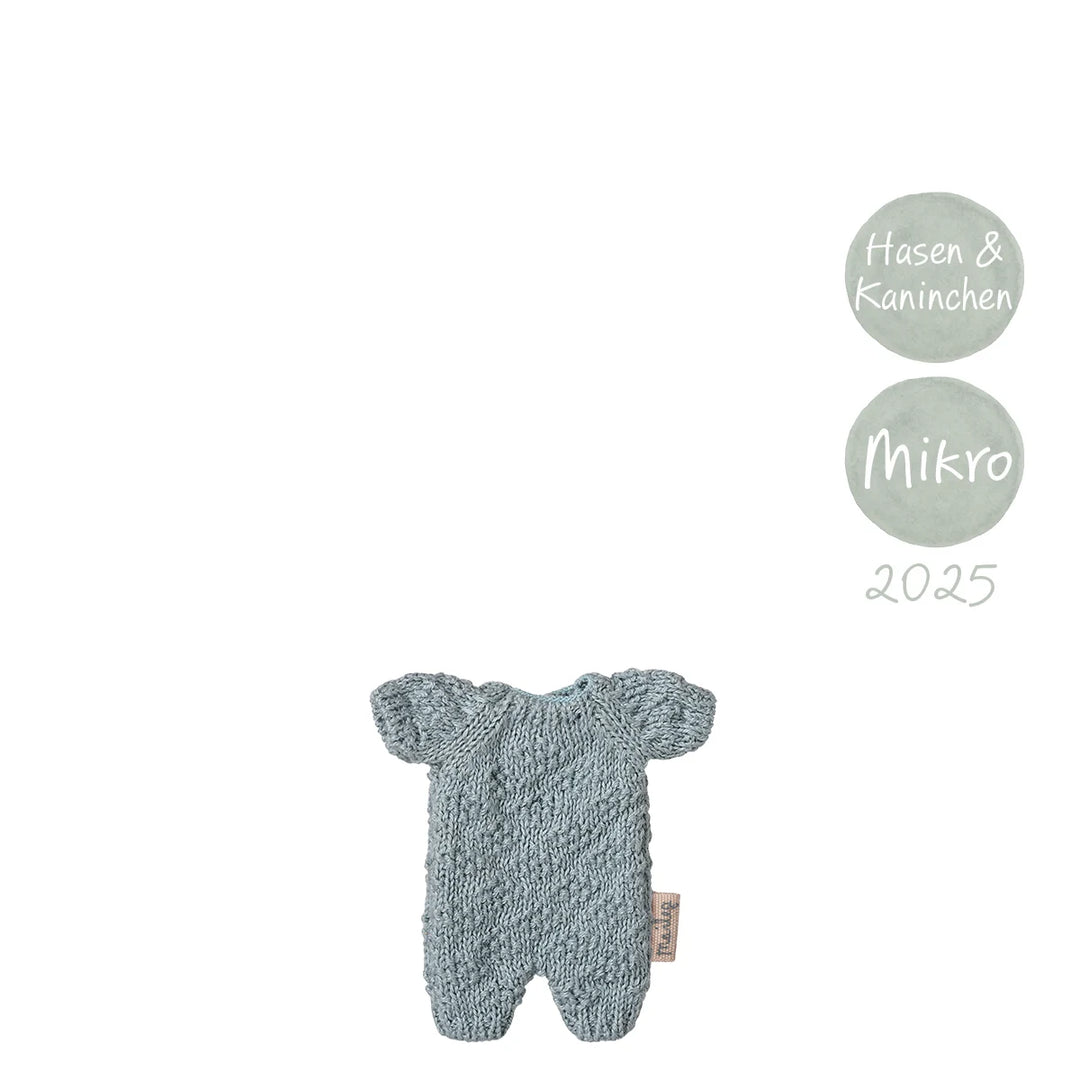 Maileg Strickanzug Hasen Kaninchen hellblau