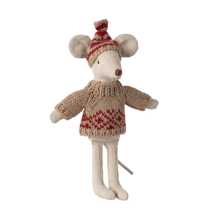 Maileg Strickpullover und Mütze, Mama Maus
