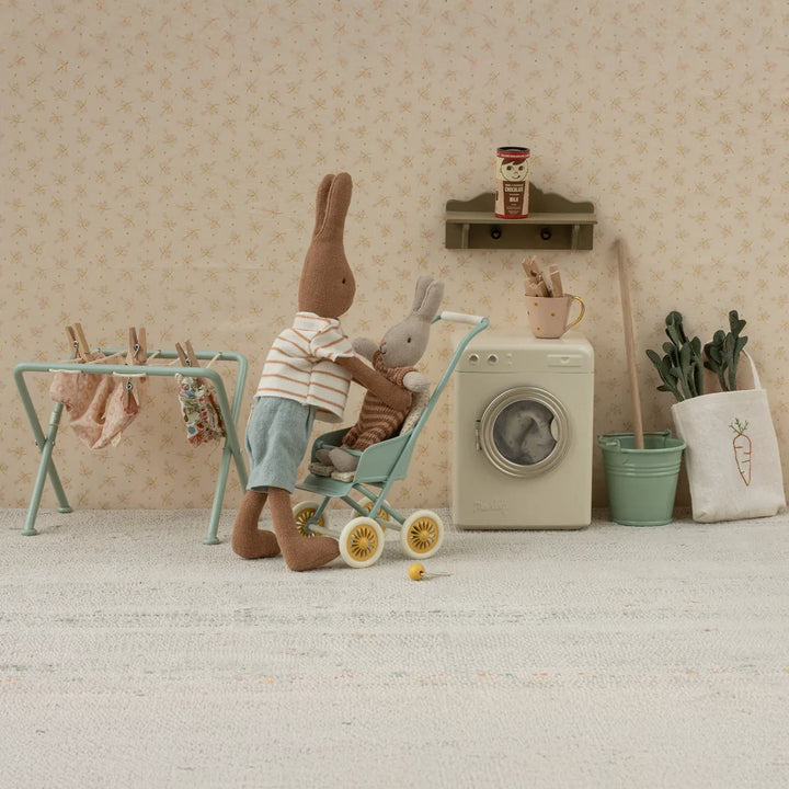Maileg Waschmaschine Maus Hasen Kaninchen Miniatur