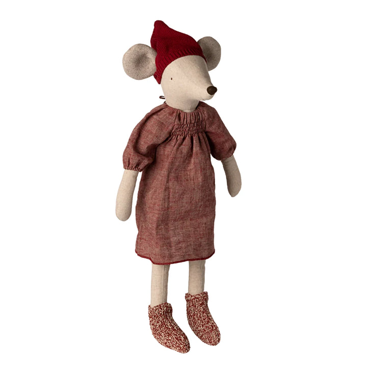 Maileg Weihnachtsmaus Maxi Mädchen rot 14-5700-00