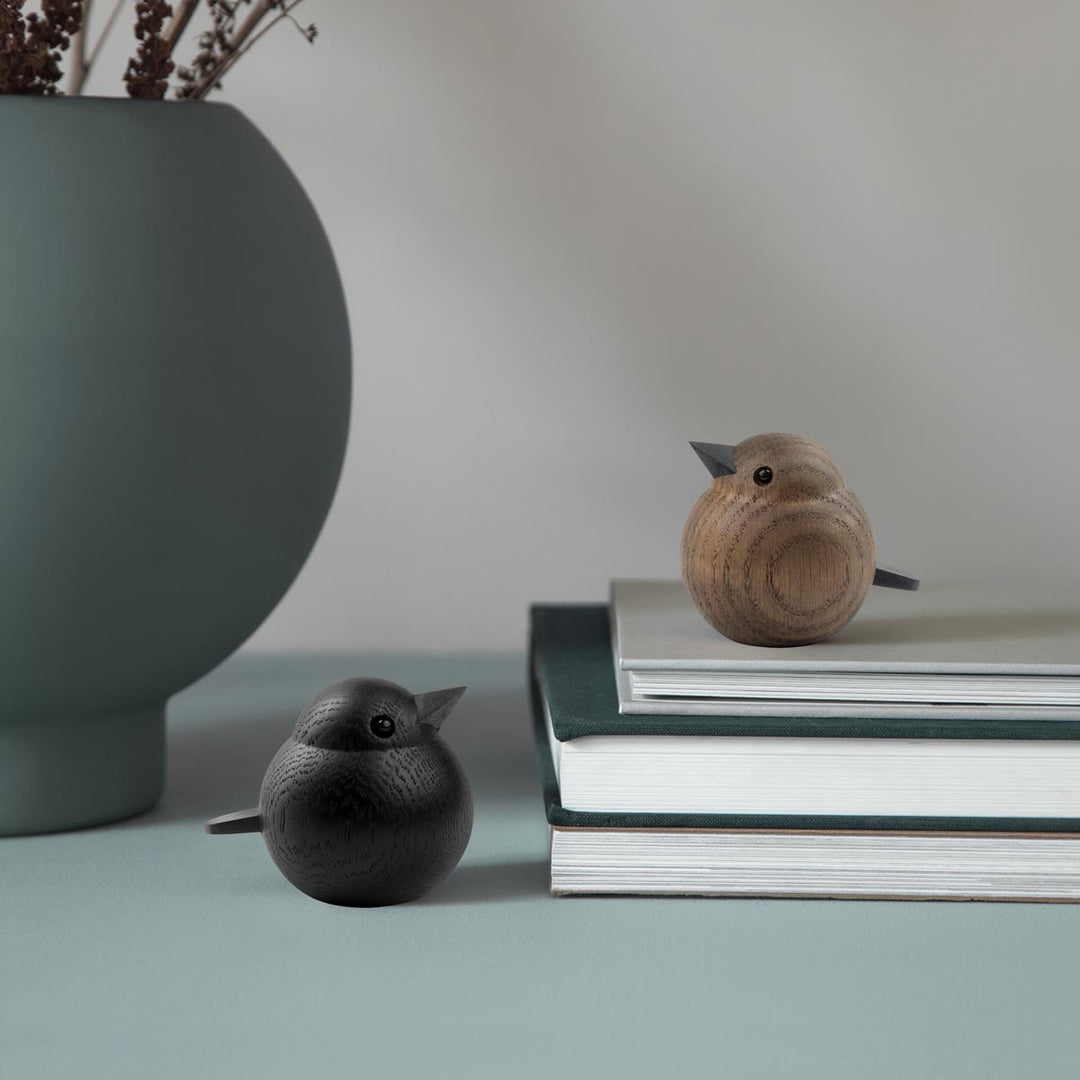 Novoform Mini Sparrow Dekofigur | Eiche Schwarz