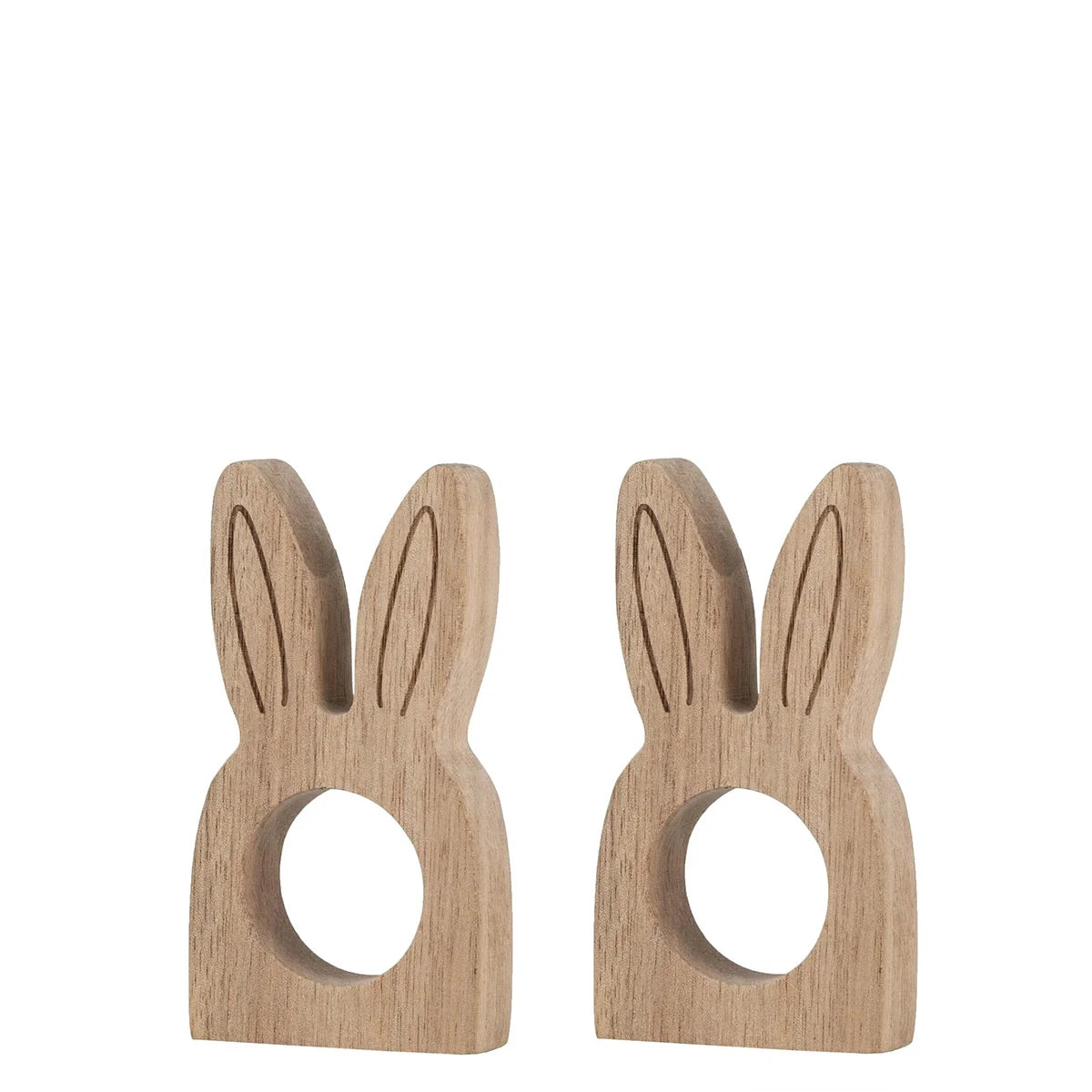 Räder Serviettenringe Holz Hase 2er Set 16620