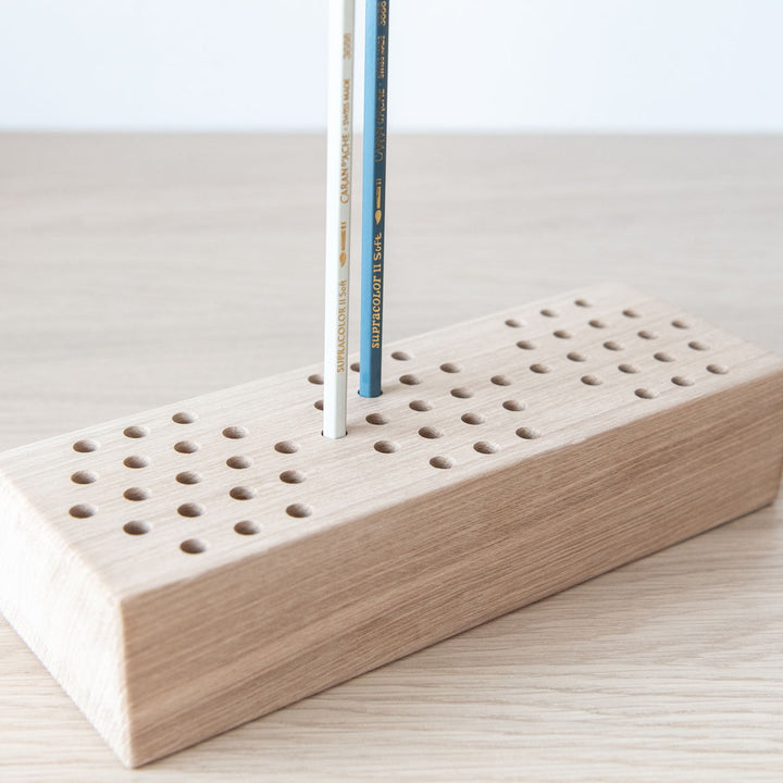 Oakapi Stiftehalter Hexa Eiche | 57 Stifte